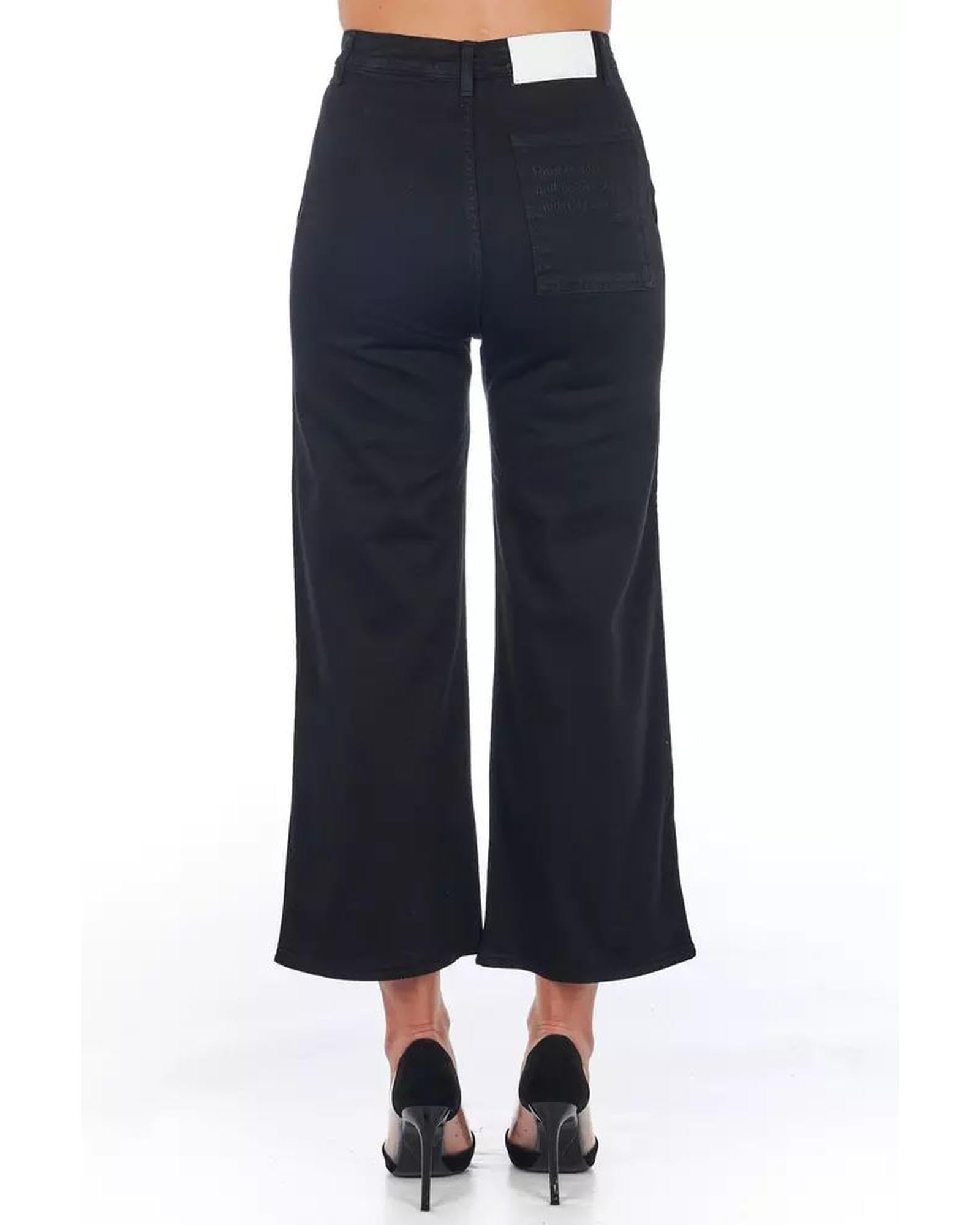 Frankie Morello - BEST SELLERS - Black Cotton Jeans & Pant - IT42 | S