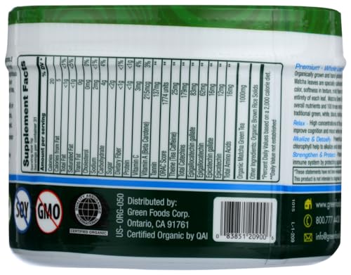Té orgánico matcha verde 156 g miniatura 4