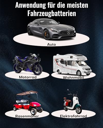 Autobatterietester AUTDER Digitaler Batterietester für 12V/24V Fahrzeuge