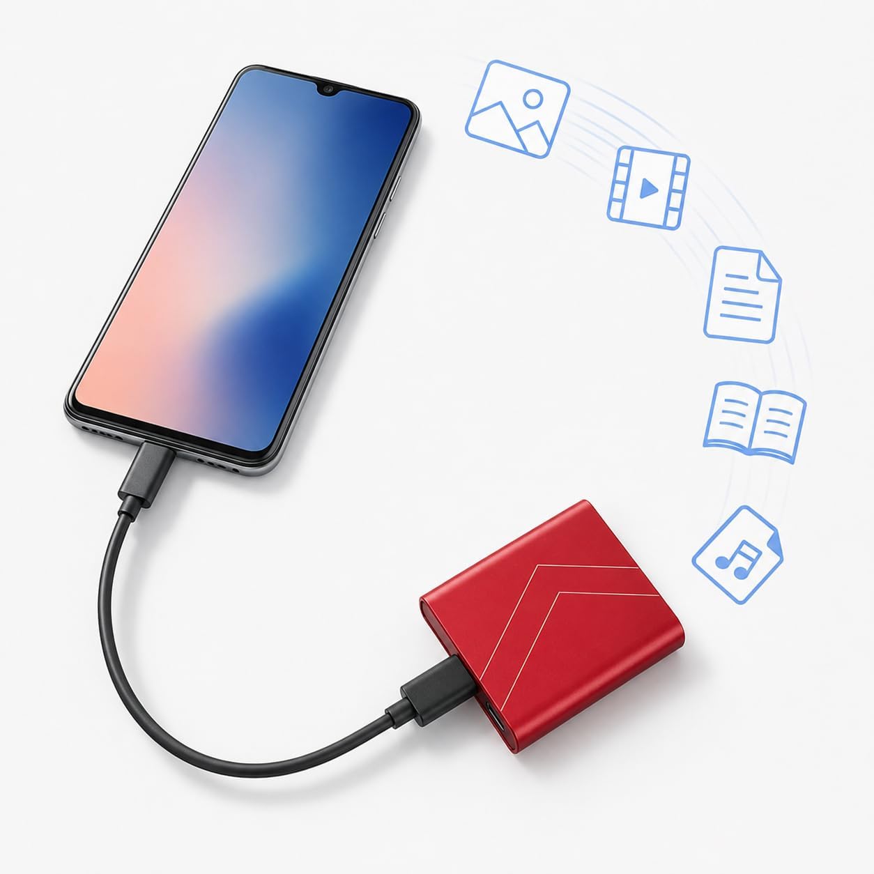 Zewnętrzny dysk SSD, USB 3.1 typu C, do 540 MB/s, 1 TB-8 TB