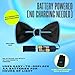 GloFX Blue EL Wire Bow Tie – Light-Up Costume Bowtie for Festivals, Cosplay & Rave Outfits – 3 Modes – Batteries Not Included