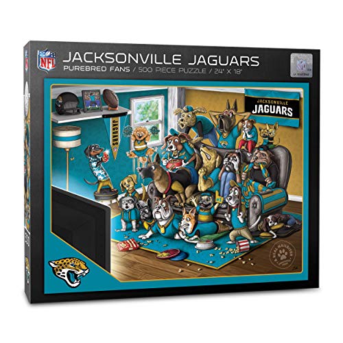Image of YouTheFan NFL Purebred Fans 500pc Puzzle - A Real Nailbiter