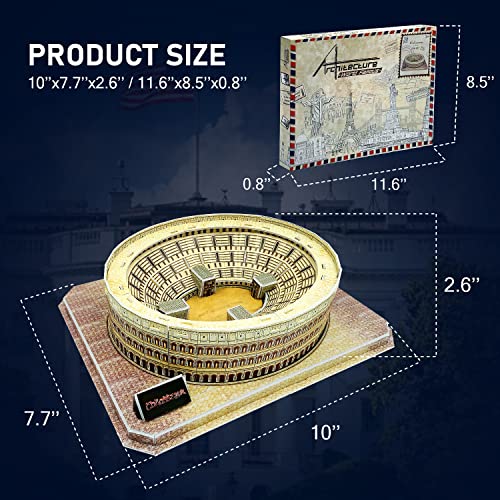 Boersma 3D Puzzles For Adults, Colosseum Building Model Kit, Science Educational Building Models For Adults To Build As Birthday #TOP4