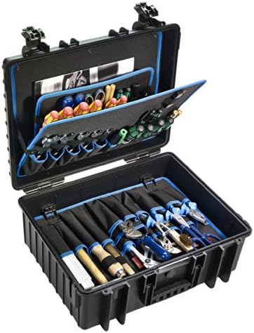 CasePro CP-GEN5000 Genesis Waterproof Tool Case with Removable Pallets, ABS Plastic, Black