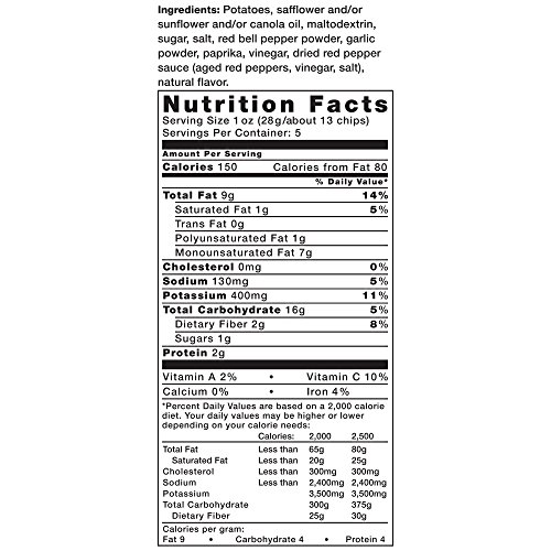 Image of Kettle Brand Potato Chips, Sriracha Bags, 5 Ounce (Pack of 15)