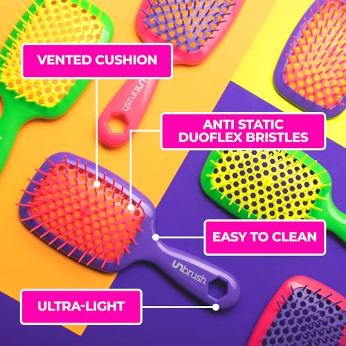 image for FHI Heat UNbrush Detangling Brush for Pain-Free Brushing on All Wet or