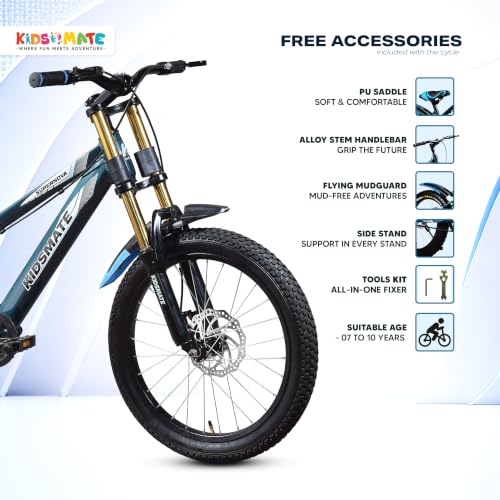 Image of Kidsmate Supernova Pro 20T Kids Cycle for Boys & Girls - Stelios Blue