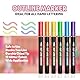 Lenski Einschulung Mädchen Junge, Schultüte Füllung Mädchens, Glitzerstifte Magische Stifte, Geschenke für Mädchen Geschenke 4-13 Jahre 12 Outline Zauberstifte Metallic für Scrapbooking Filzstifte