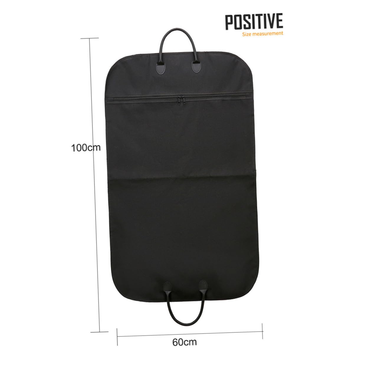 Borsa per Indumenti da Viaggio Pieghevole e Appesa, Nero, Oxford | Copertura per Abiti e Cappotti Lunghi, 1 Pezzo, Resistente All'usura, Comoda per Spostamenti di Lavoro