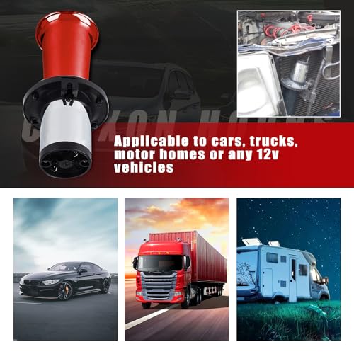 Bocina de coche de 12V potente para evitar accidentes en carretera 7