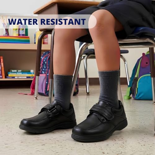 Image of French Toast Boys Dress Shoes Casual Strap Uniform School Shoes for Boy Sizes 5-10 Toddler / 11-12 Little Kid