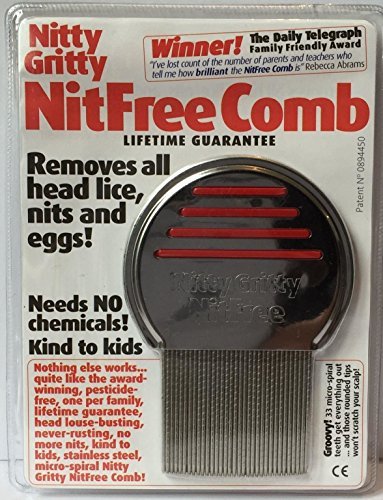 Nitty Gritty Nit Free Comb x 3 Packs - Colours Vary by Nitty Gritty