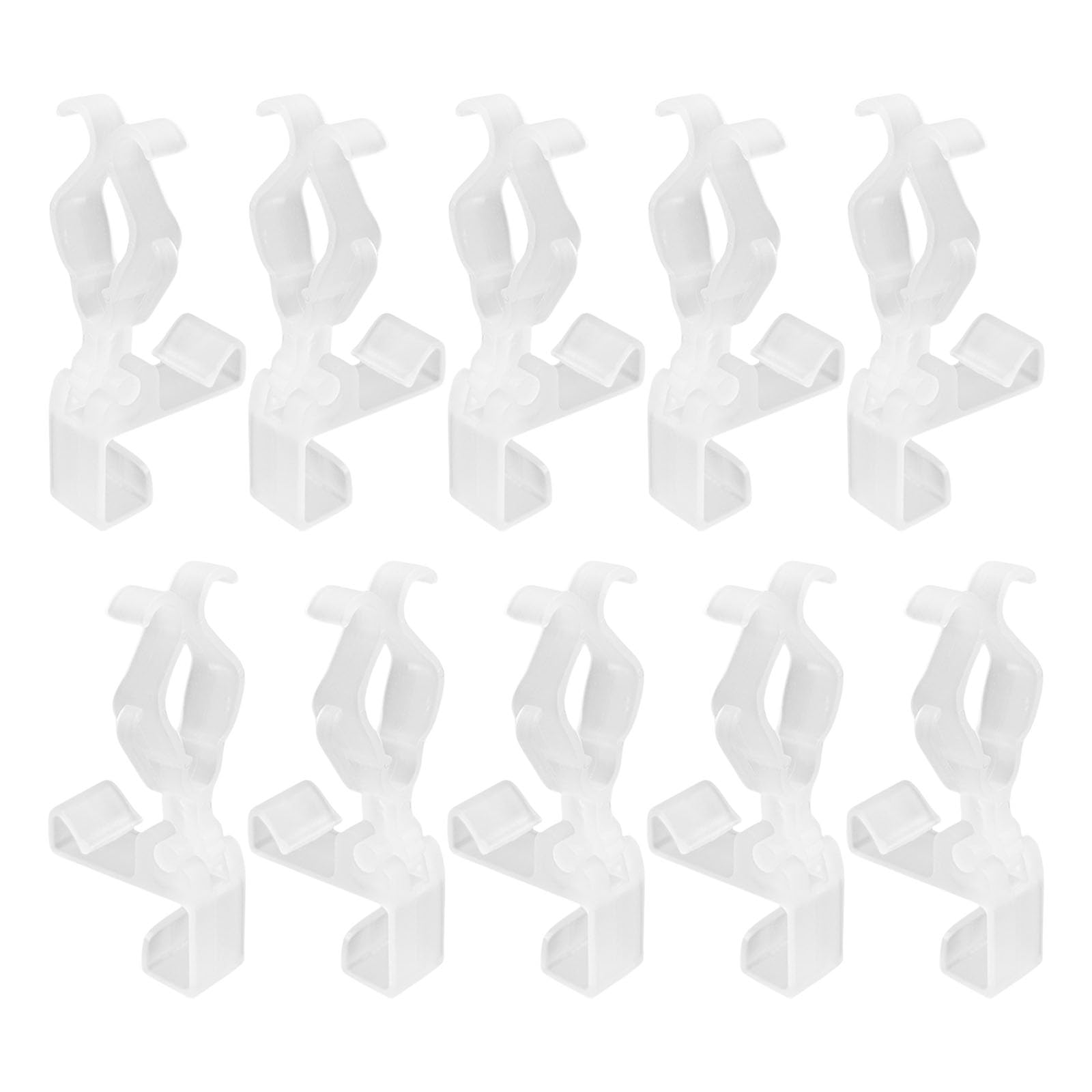 TFAOYS Christmas Light Possessors Quick Arrange Denial Equipment Required Suitable Gutters Border Holiday Deck Polystyrene Holiday Light Clamps