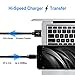 Micro USB Cable [2 Pack 3.3ft] Nylon Braided Data Cable Charging Cord Micro 5pin & Data Sync Cable Compatible with Samsung Galaxy,Note, Android,LG,Nexus,Tablets and More Android Device (Black)