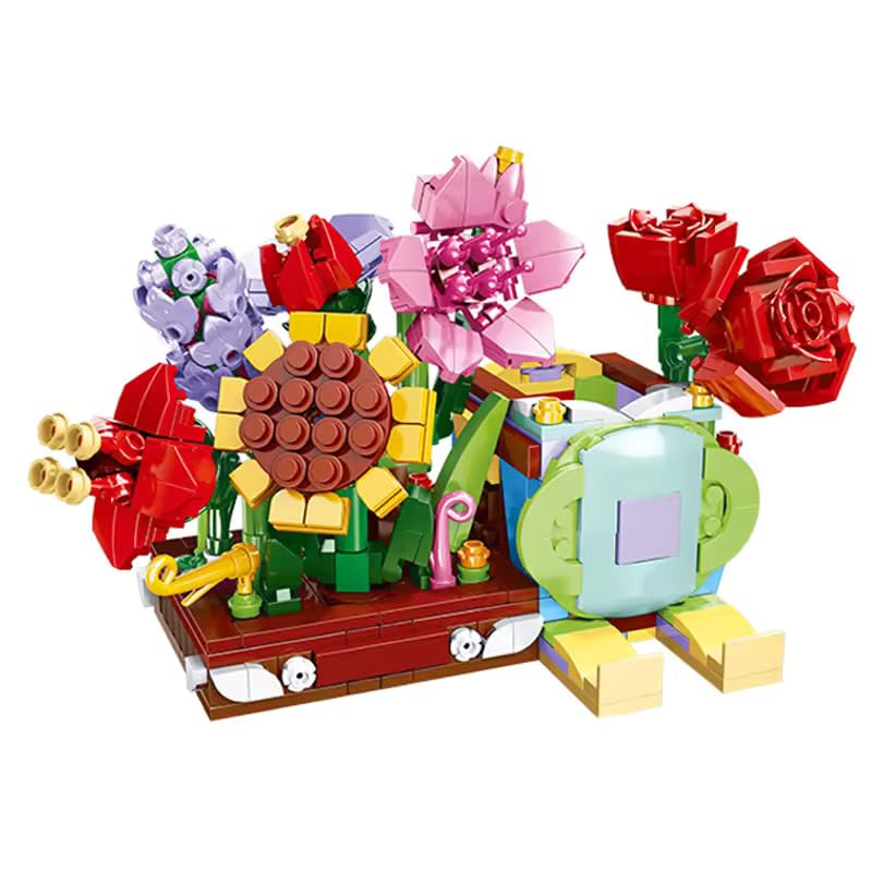 Elecart Flower Building Blocks Set, Artificial Flowers for Home, Small Building Blocks Sets for Home Decoration, Gift for Girls and Boys (752 Pieces) (Flower Pen Holder) (B0DFCWVQ4L) Amazon Price History, Amazon Price Tracker