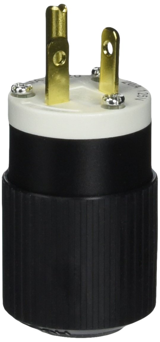 Hubbell 520SP Plug, 20A, 125V, Select-Spec, 5-20P, Black: Amazon