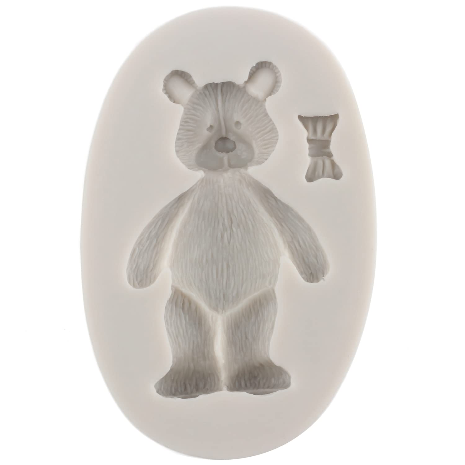 Stampini Silicone Per Cioccolato E Torte - Forme Di Elefante, Orso, Panda E Gatto - Per Decorazioni