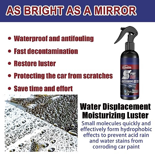 3 in 1 ceramic car coating spray contre les taches et micro-rayures de route - 4