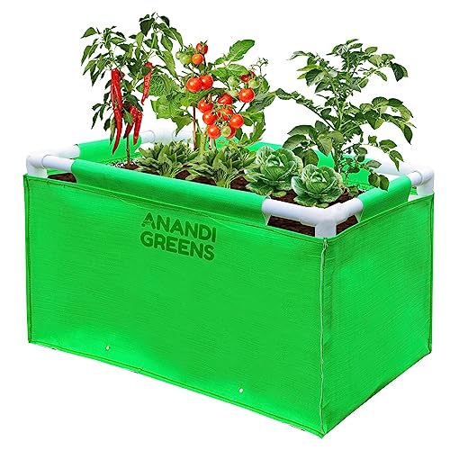 Anandi Green's HDPE UV Protected 360 GSM Green Color Rectangular ...