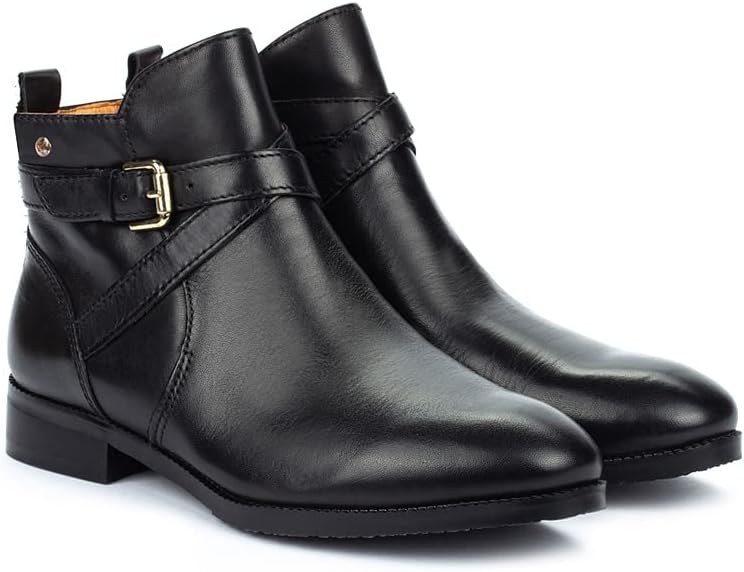 PIKOLINOS Flat Ankle Boots Leather Royal for Woman - Image 2