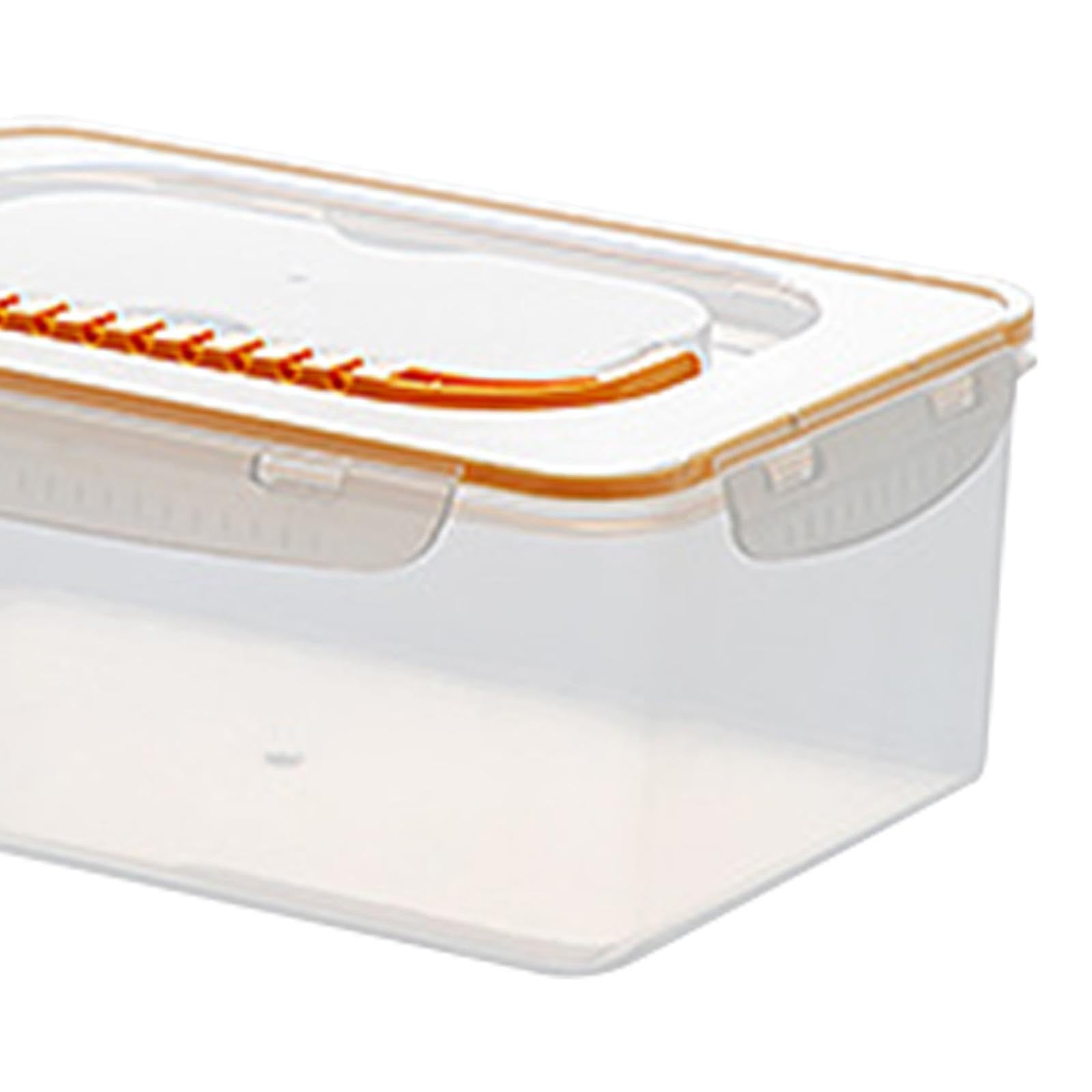 MagiDeal Kimchi-Aufbewahrungsbehälter, Frischhaltedose, auslaufsicher, rechteckig, multifunktionaler Konservierungsbehälter für Arbeitsfrüchte, 5.6 l