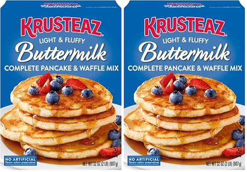 Krusteaz Light & Fluffy Buttermilk Complete Pancake and Waffle Mi...