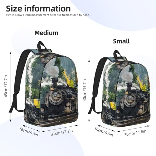 Mochila para enfermera EdWal con estampado de tren de vapor para mujer 4