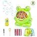 Produktbild Morkka Bubble Machine Seifenblasenmaschine Automatische dauerhafte Bubble MakerSpielzeug Indoor und Outdoor Bubble Maker Spiele für Jungs Mädchen Baby Perfekt für Partys 4 AA Batterie(umfassen) (Frog)