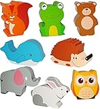 sehr schöne große XL Spardose mit liebevollen Details und Bemalungen _ aus stabilen HOLZ ____ Motiv: 