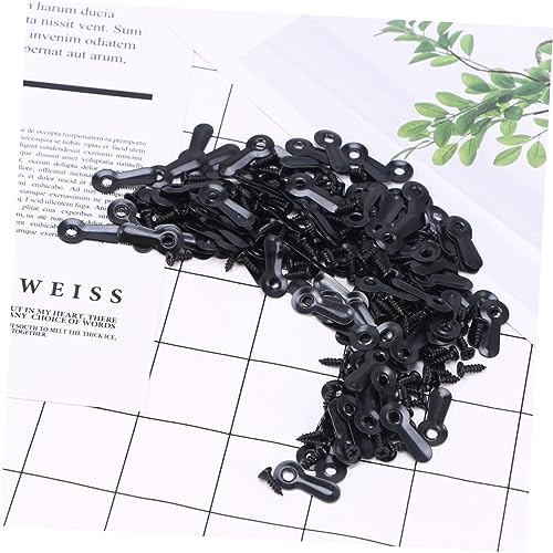 Image of IWOWHERO 300pcs Picture Hanging Kit Black Frame Hangers Nails and Screws Easy to Install Hardware for Picture Frames Wall Art and Home Decor