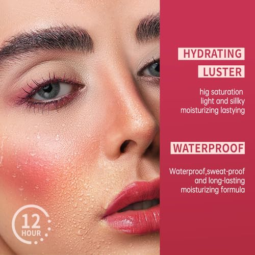 Image of Matte Creamy Lipstick for Women, Long Lasting Waterproof Velvet Lipstick, Lip Stick Crayon Buildable Blendable Creamy Color, Moisturizing Longwear Lip Makeup 05#