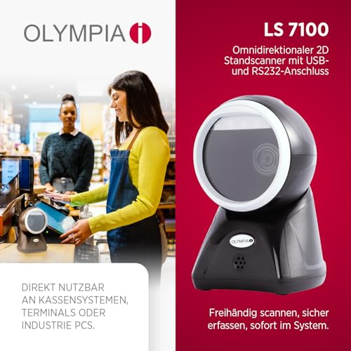 Scanner de codes-barres précis pour POS et vente au détail