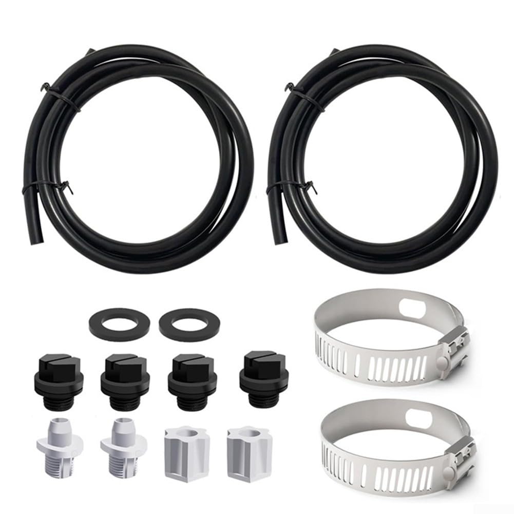 Kit De Connexion Tuyau Pour Chlorinateur Piscine CL200/CL220 - 5 Pièces, Plastique Et Inox