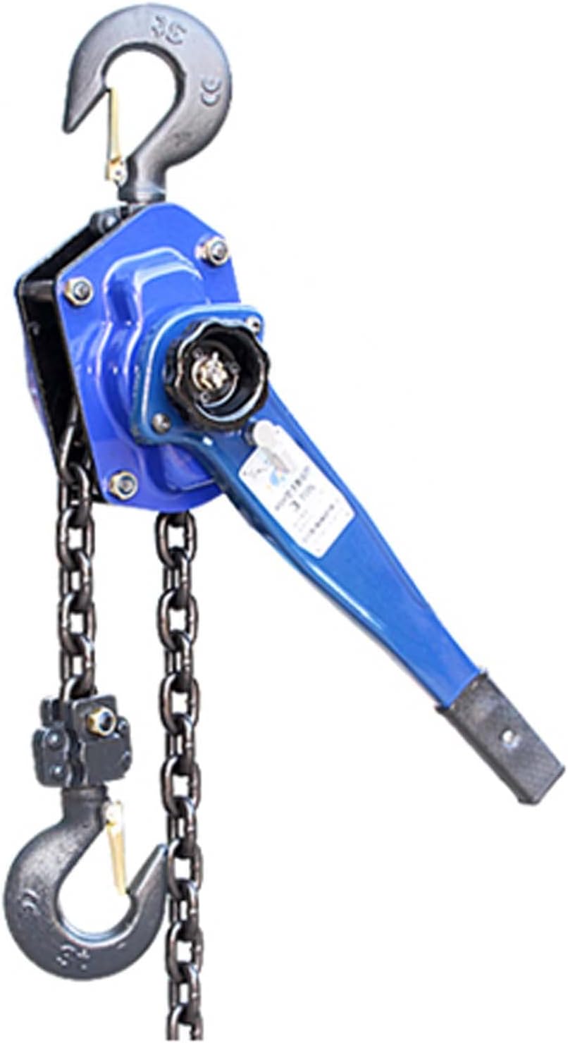 手動式チェーンブロック 2t グレード80 軽量 小型 VT レバーホイスト 吊り上げ 抜根 吊り下げ 牽引 高品質 チェーンホイスト 2t手動 チェーンブロック、スチールチェーン付きレバーホイスト、安全フック付きラチェットチェーンブロック、倉庫ガレージ建設用手動ブロッ