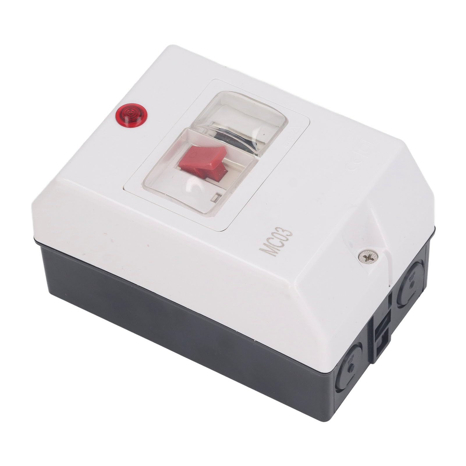 Fabater Motorschutzschalter, IP55 Wasserdicht 6-10A 230V 690V Elektromotorschutzschalter, Motorschutzgerät mit Signallampe für Ohmsche Kapazitive Induktive Lasten