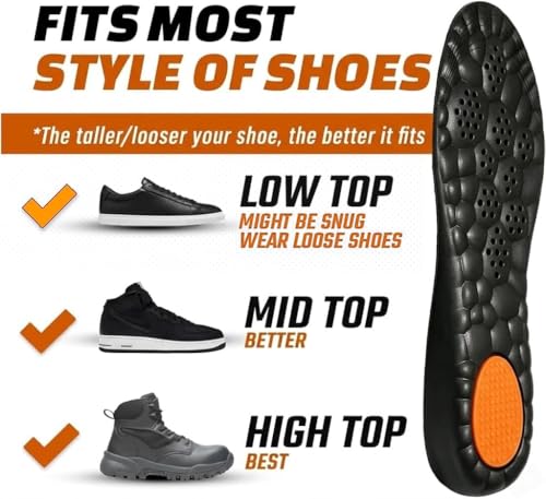 Image of Height Increase Insoles for Men and Women, (+1 inch) Discreet Shoe Lifts