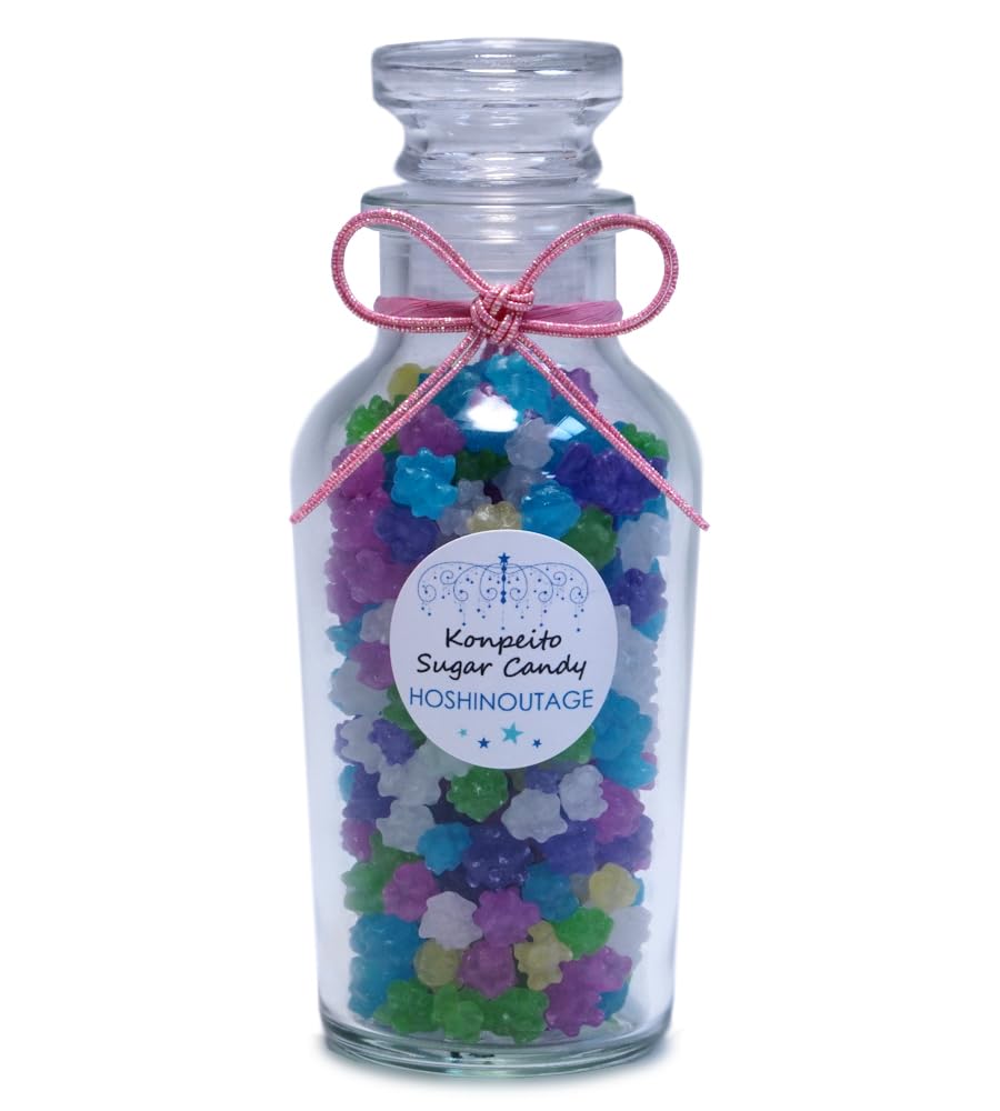 Amazon.com : HOSHINOUTAGE Konpeito Japanese Star Sugar Candy Glass