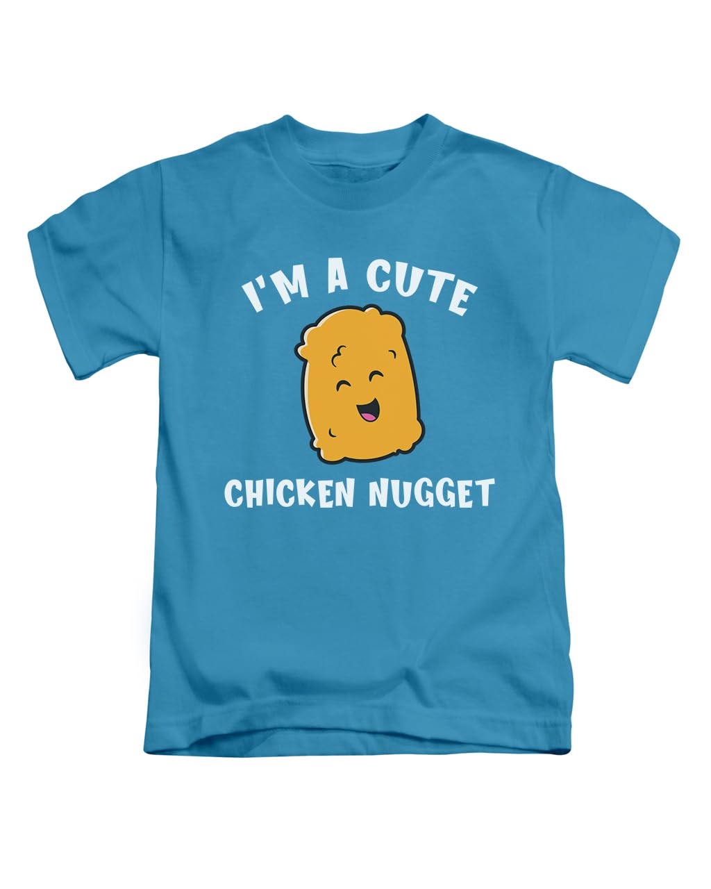 New Spirit Original I'm a Cute Chicken Nugget Tee T-Shirt Funny Unisex T Shirt Top Sapphire