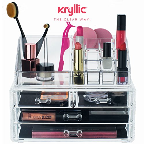 Acrilico gioielli Vanity organizzatore trucco