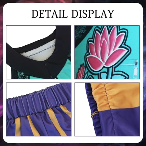 BENBENGO Cosplay Kostüm,Kostüme Charakter Verkleidung,Bühne Rollenspiel,Popsänger Cosplays Rollenspiel Uniform Komplettes Set,Idol-Cosplay Verkleidung,für Halloween Karnevals Bühnenkleid Party