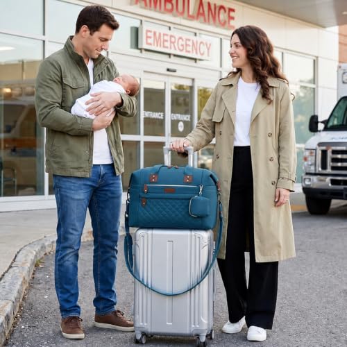 Image of Pritent Diaper Bag - Baby Diaper Bag Waterproof Large Maternity Travel Baby Bag for Mom and Dad