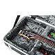 Gator Cases Deluxe ABS Koffer für Strat/Tele Style E-Gitarren mit LED-Innenbeleuchtung (GC-Electric-LED), schwarz