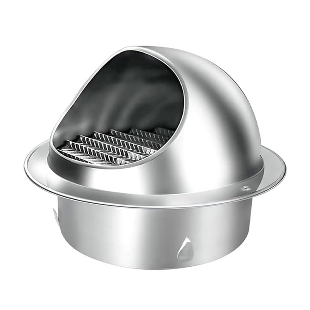 Tapa de ventilación impermeable para pared con rejilla de alta resistencia externa