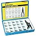 KLEIN TOOLS Snap-Ring Pliers Kit, Ring Assortment & 1 Pliers Part No. 73240