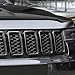 RT-TCZ 7PCS Front Grill Mesh Inserts,Rings Covers Inserts Kit for 2017 2018 2019 2020 2021 Jeep Grand Cherokee Not fit for SRT, Trackhawk & 2021 Grand Cherokee L (Black Mesh)