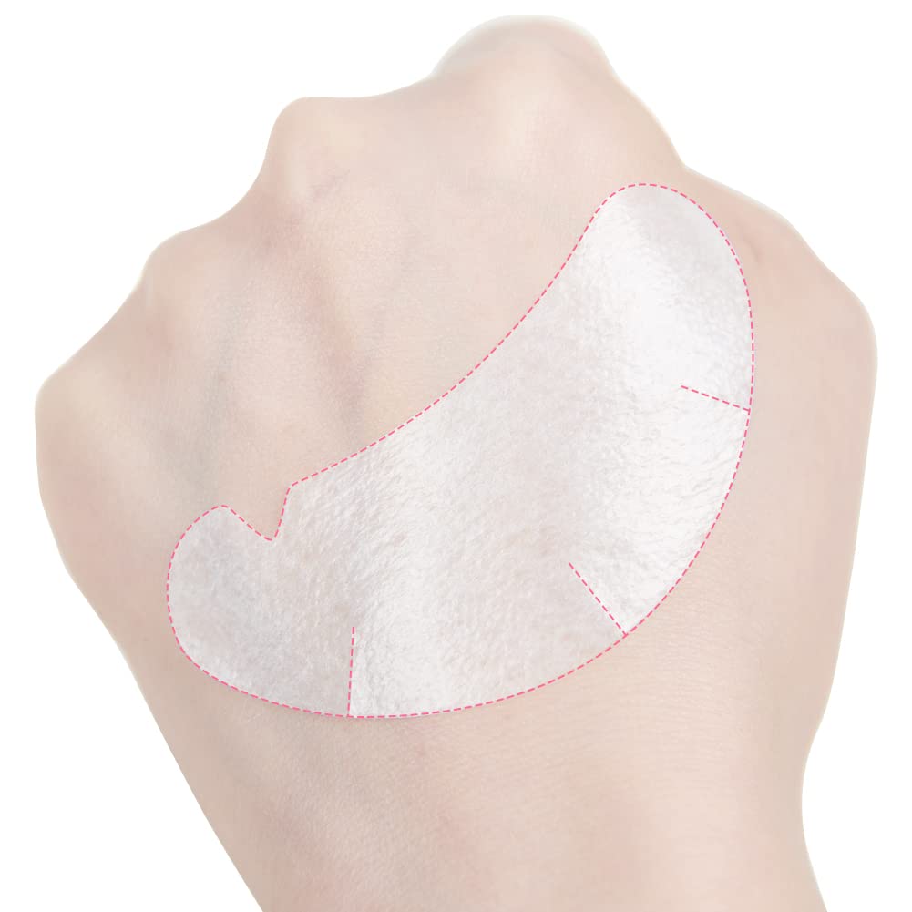 100 works Eye Pads Eyelash Pads for Eyelash Extension Eyelash Lifting Eyelashes Colouring Eyelashes Eye Patches Eyelash Extension Pad (V-Pads Gold) - Image 4