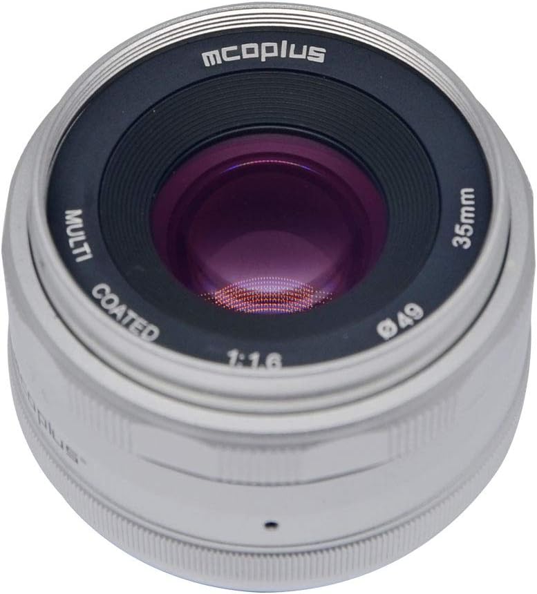 Mcoplus 35mm F1.6 Large Aperture Manual Prime Fixed APS-C Lens Fit Sony E-Mount Mirrorless Camera Mcoplus 35mm F1.6 Large Aperture Manual Prime Fixed APS-C Lens Fit Sony E-Mount Mirrorless Camera