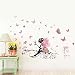 ufengke® Bella Farfalla Fata Adesivi Murali, Camera da Letto Soggiorno Adesivi da Parete Removibili Stickers Murali Decorazione Murale