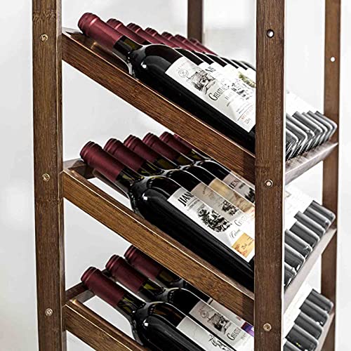 Estante Multi-Capa para Vino con Soporte de Botellas Negro miniatura 3