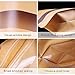 Resealable Bags, Brown Paper Stand up Pouches with Window, 50Pcs 3.5